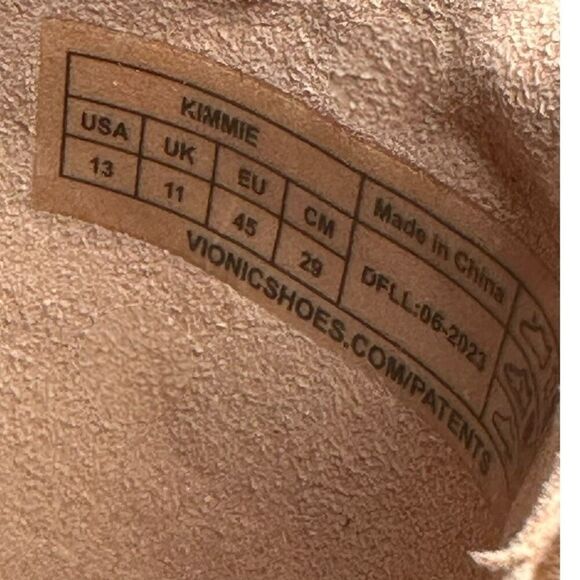 Vionic Kimmie Orthotic Leather Arch Support Slip-On Comfort Casual Sneakers Wome - Picture 10 of 13